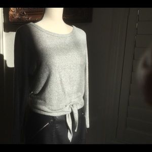 Waist Tie, Pullover Sweater